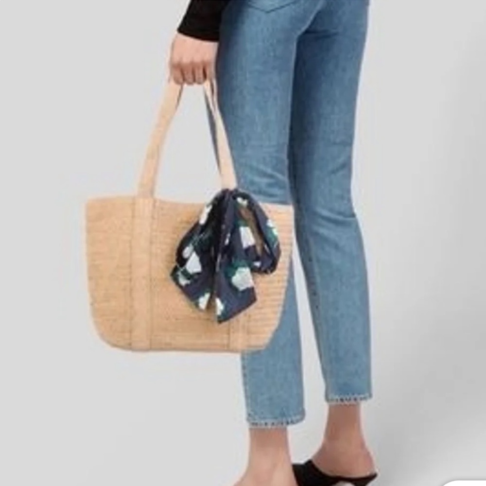 Draper James woven Straw Bag